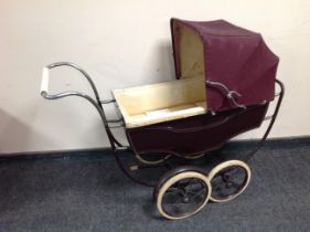 A 1955 Marmet doll's pram