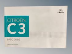 Ten Citroen C3 Driver's Manuals/Owner Booklets in Original Wallets.