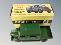 Budgie Toys - Personnel & Equipment Carrier, boxed.