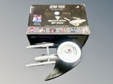 A Telemania telephone in the form of the Star Trek USS Enterprise
