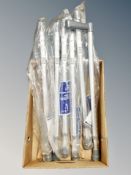 A box of Simply Med combi walking sticks