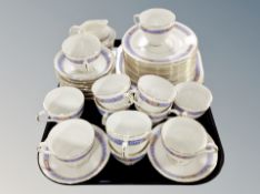 Approximately thirty nine pieces of Crown Chelsea tea china