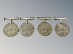 Four WWII War Medals
