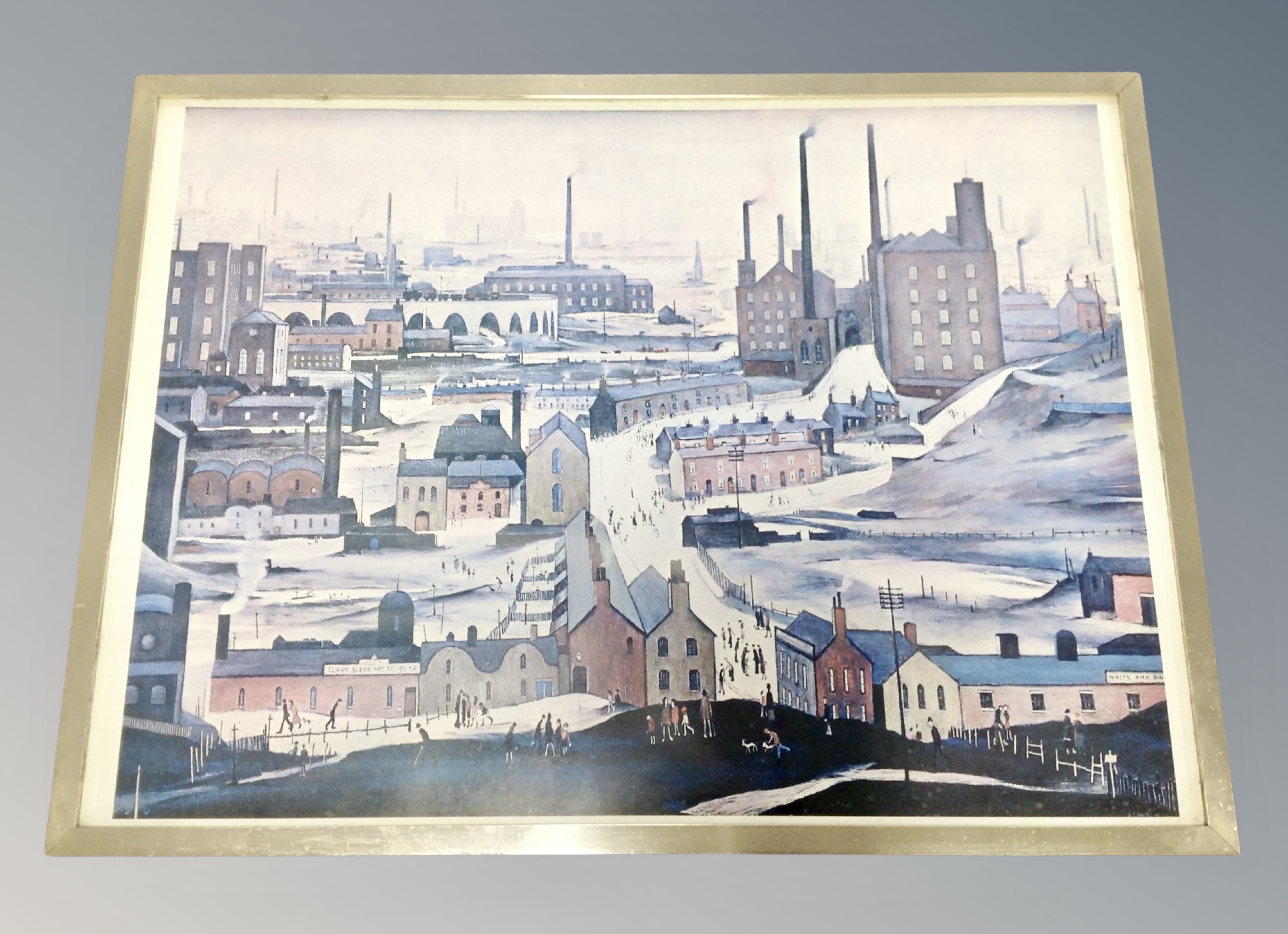 A print after L S Lowry 82 cm x 61 cm