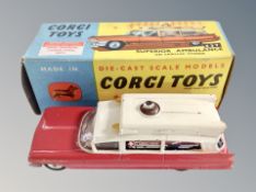 Corgi Toys - Superior Ambulance (on cadillac chassis) 437, boxed.