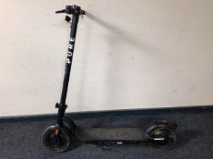 A Pure electric scooter CONDITION REPORT: No accessories or key, charger etc.