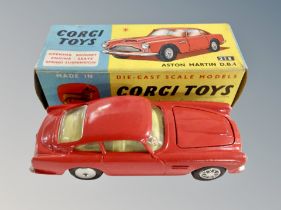 Corgi Toys - Aston Martin DB4 218, boxed.