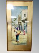 Giovani Barbaro (Italian, fl 1890-1907) : Cairo, watercolour,