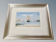 After Edwin Blackburn : Arrival of Morgenster, Blyth, limited edition colour print,