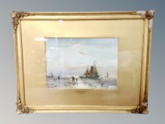 Thomas Swift Hutton (British 1860 - 1935) : Scheveningen, watercolour,