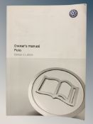 Ten VW Driver's Manuals/Owner Booklets in Original Wallets : 5 x Polo, 1 x Sharan, 1 x Touareg,