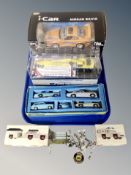 A group of die cast models including Corgi Wheelz, Nissan Silvia in box,
