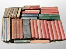 A box of antique and later volumes, H G Wells, Bernard Shaw,