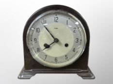 An Enfield Bakelite eight day mantel clock
