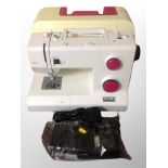 A Smarter by Pfaff electric sewing machine with lead and pedal