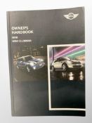 Ten Mini Driver's Manuals/Owner Booklets in Original Wallets : Clubman, Countryman, Convertible,