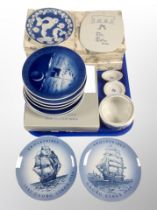 A quantity of Royal Copenhagen collector's plates