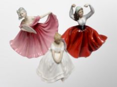 Three Royal Doulton figures - Heather HN 2956,