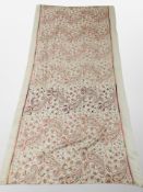 An embroidered wool shawl,