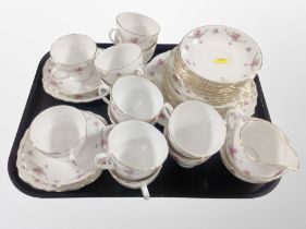 Thirty nine pieces of Royal Osborne fine bone tea china