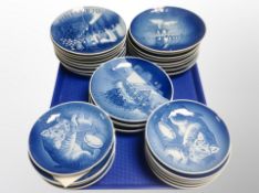 A quantity of Bing and Grondahl collector's plates