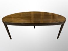 A 20th century Danish walnut occasional table,