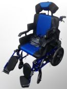 An electric mobility wheelchair with lead,