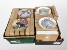 Two boxes of collector's plates, Royal Worcester,
