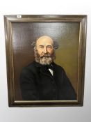 Contemporary British School : Portrait of Thomas Bury (1835 - 1897), oil on canvas,