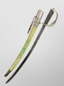 An Indian sword in scabbard