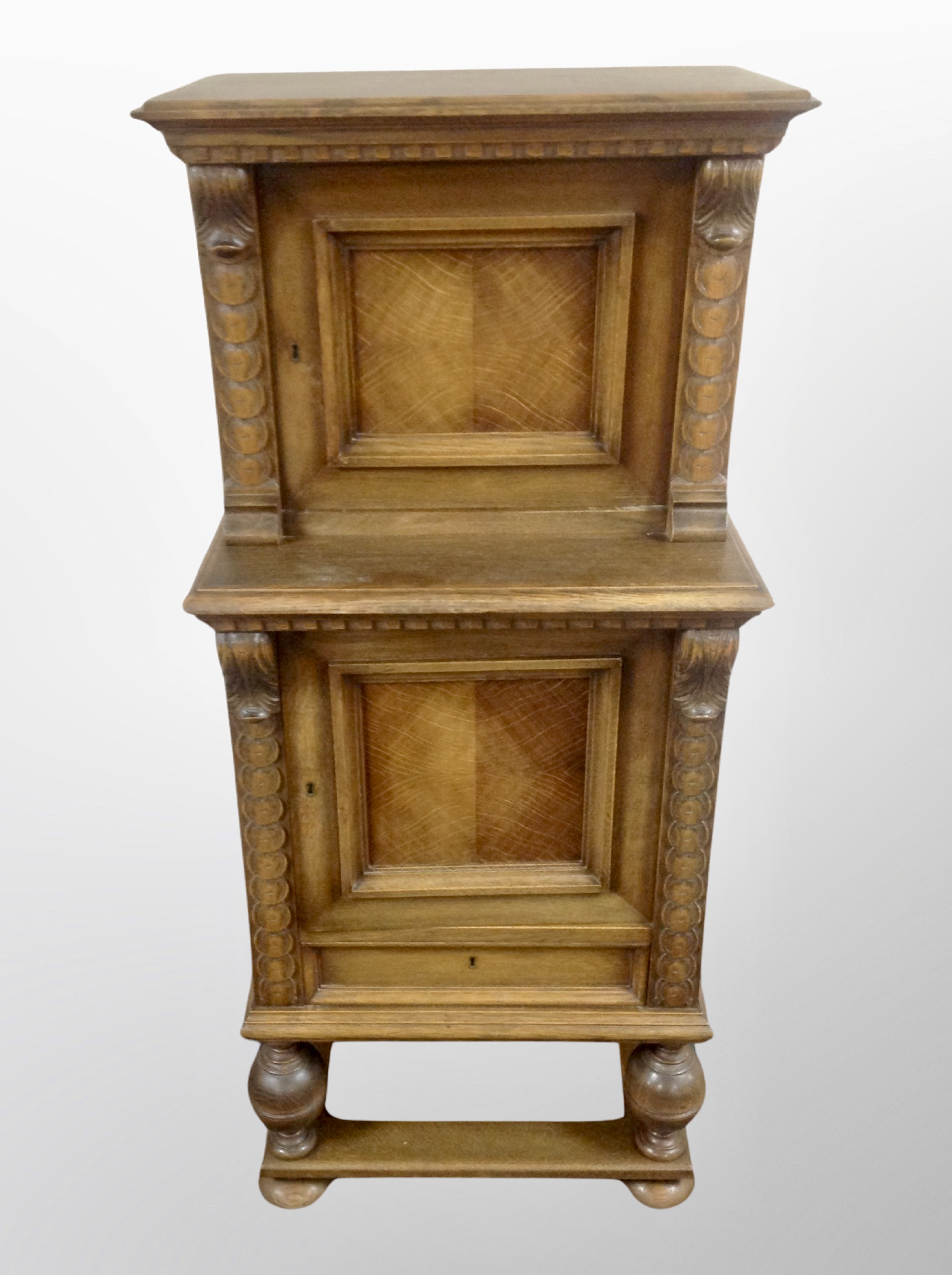 An early 20th century Danish oak cabinet,