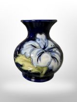 A Moorcroft bulbous vase, height 9.