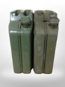 Two jerry cans
