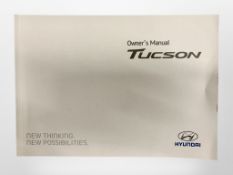 Ten Hyundai Driver's Manuals/Owner Booklets in Original Wallets : Tuscon, i10, i20, etc.