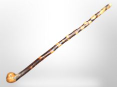 A wooden shillelagh length 93 cm