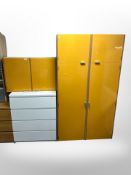 An Ikea four drawer chest,