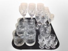 A group of Scandinavian drinking glasses