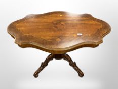 An Italian style shaped occasional table,