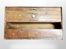 An antique joiner's tool chest