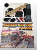 A Scalextric 600 4-lane racing set in box