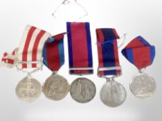 A group of reproduction medals