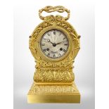 A good French Louis Philippe I ormolu eight-day mantel clock, circa 1835, signed Guyerdet,