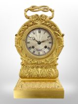 A good French Louis Philippe I ormolu eight-day mantel clock, circa 1835, signed Guyerdet,