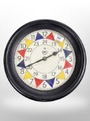 A reproduction RAF Sector wall clock,