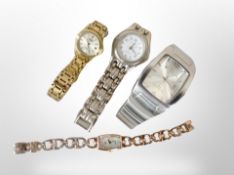 Four lady's and Gent's wristwatches, Ben Sherman,