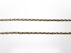 A 9ct yellow gold necklace, length 56 cm. CONDITION REPORT: 12.