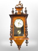 An early 20th century wall clock