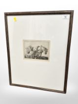 Edmund Blampied (Edmund, 1886-1966) : Gathering Turnips, drypoint etching, signed in pencil,