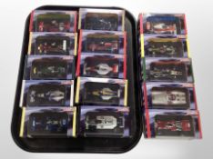 A group of Atlas Edition Grand Prix die cast cars, boxed.