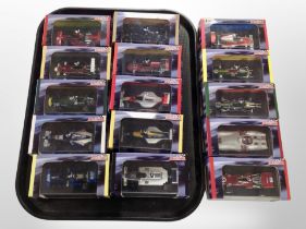 A group of Atlas Edition Grand Prix die cast cars, boxed.